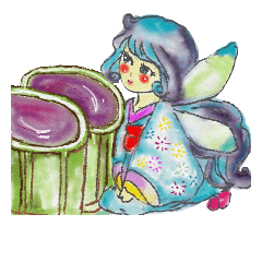 Japanese confectionery fairy