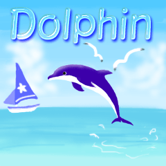 Dolphins and words like waterdrops