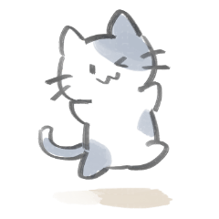 Cat sticker(kumaponn)