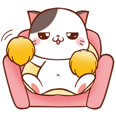 Lazy cat Gootaro (cheering messages)
