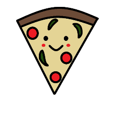 stickers of pizza