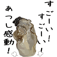 Raw oysters Sticker 005