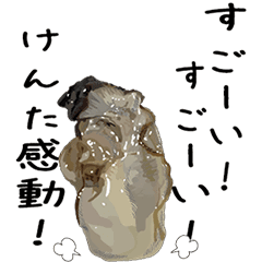 Raw oysters Sticker 008