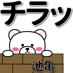 池亀専用デカ文字