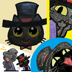 Magical black cat (JP)