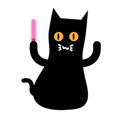 Damme Cat with pink highlighter