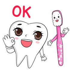 Tooth and toothbrush