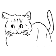 Virtual Cat Sticker
