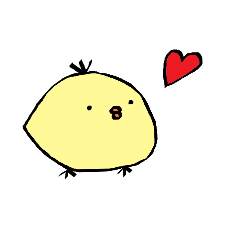 a cute little round chick