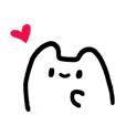 Free-form Marshmallow Cat