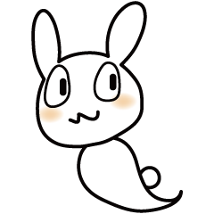 a ghost rabbit