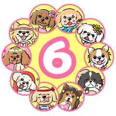 Meetaro's dog sticker6