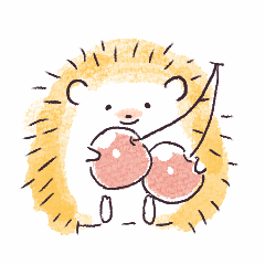 Cute Hedgehog's Sticker