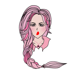 girl-pink-hair