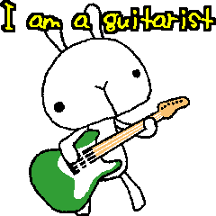 Guitarist rabbit