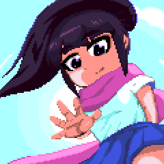 Pixel Art Ninja girl "Surume-chan"