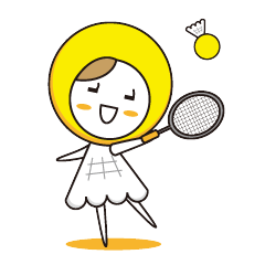 Family Badminton girl