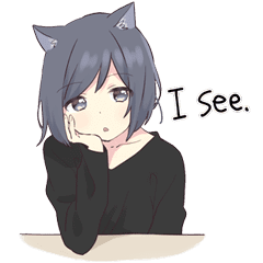 Cat girls sticker EN Stiker LINE LINE STORE Cat girls sticker EN Stiker LINE LINE STORE