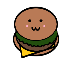 stickers of hamburger