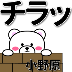 小野原専用デカ文字