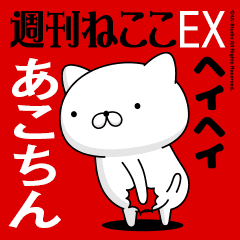 Move "AKOCHIN" name sticker feature
