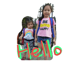 Bella & fish two baby