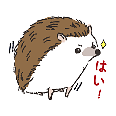 hedgehog/animal stickers