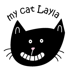 my lovely black cat Layla