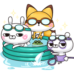 ひとえうさぎ25 続夏編 Line スタンプ Line Store