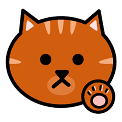 かわいい茶トラ猫の顔 Line スタンプ Line Store かわいい茶トラ猫の顔 Line スタンプ Line Store