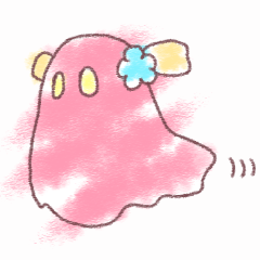 fluffy ghost girl