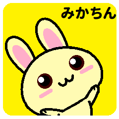 Mikachin is a rabbit