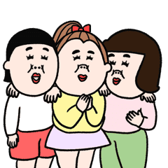 万歳 ぽっちゃり女子 Line スタンプ Line Store 万歳 ぽっちゃり女子 Line スタンプ Line Store