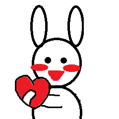 Healed rabbit healing Sticker
