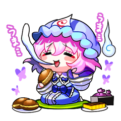 Touhou Project Daily line Sticker