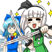 negligence Touhou Project Sticker