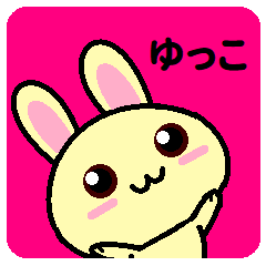 Yukko is a rabbit