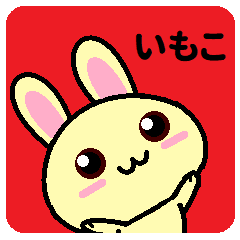 Imoko is a rabbit