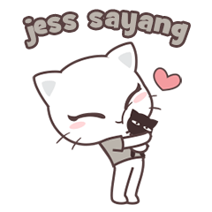 Sticker Nama : Jess