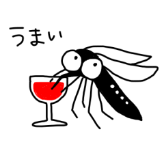 Summer mosquito sticker