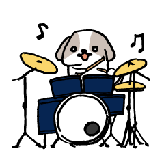 Drummer of dog
