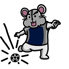 嗆鼠嗆鼠動起來-足球狂熱篇(深藍隊)