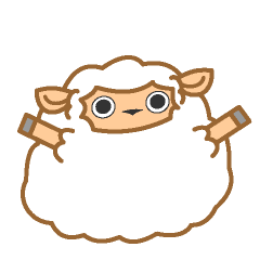 cute slack sheep