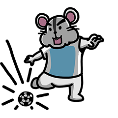 Pungent Mouse Football Blue water team