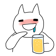 Drinking Cat 2