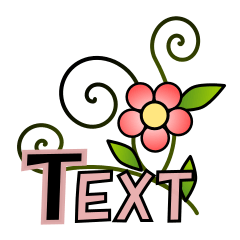 flower greeting stickers