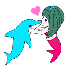 Dolphin and seamed