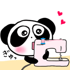 ぱんだのぴ ちゃん ソーイング New Line スタンプ Line Store ぱんだのぴ ちゃん ソーイング New Line スタンプ Line Store