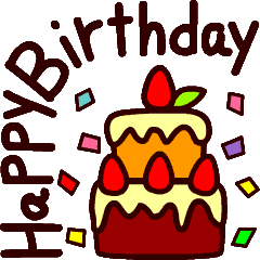 Happy Birthday Cute Animated Stickers
