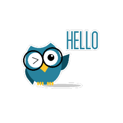 Funny Owl Stiker 2